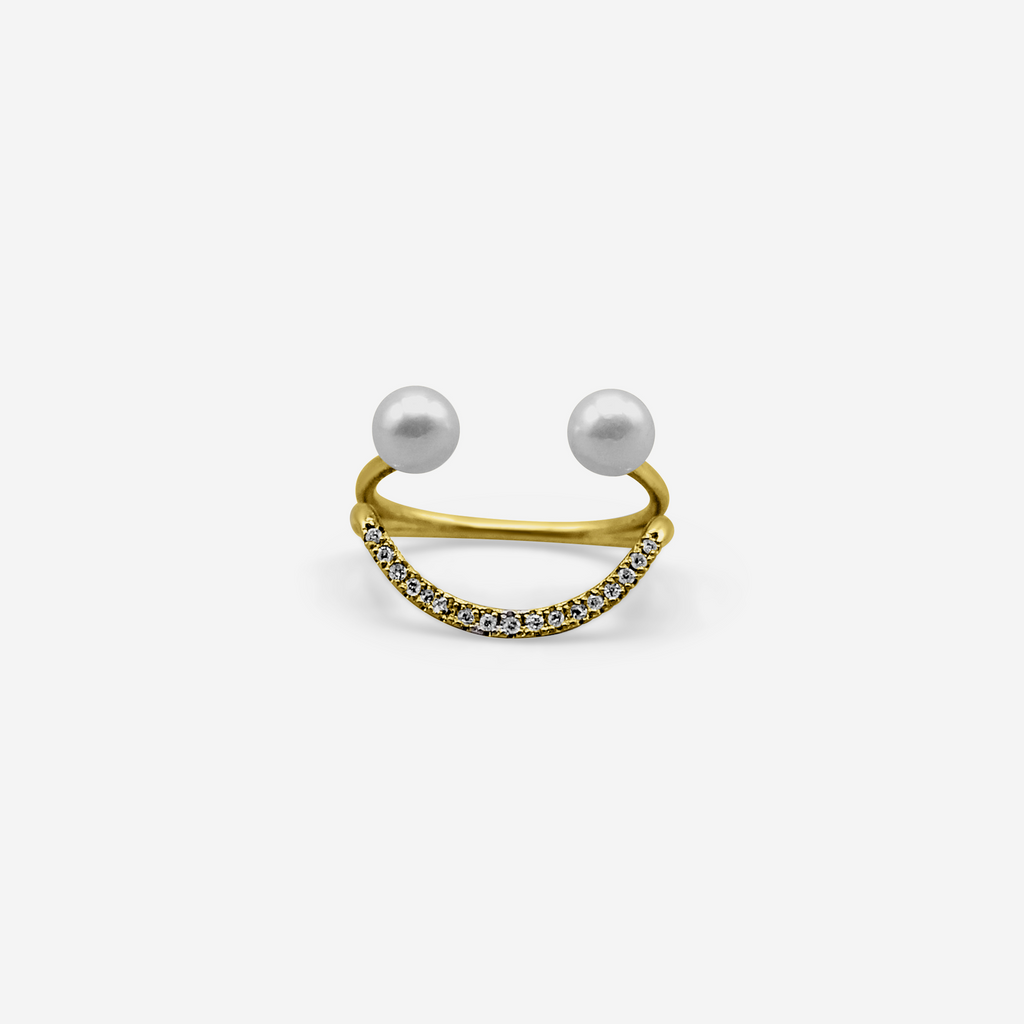 Smile Gold Ring | Handmade Fine Jewelry