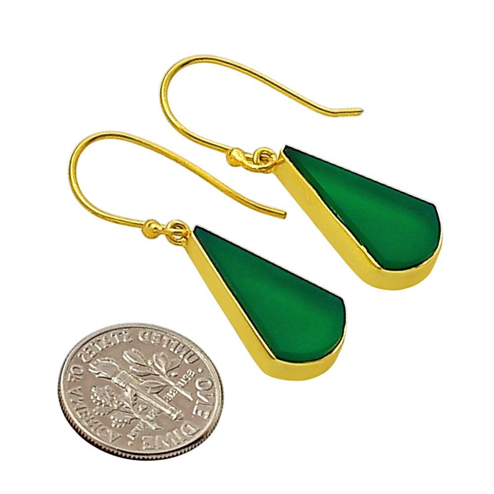 Green Onyx Earrings EM-1001 TE01073