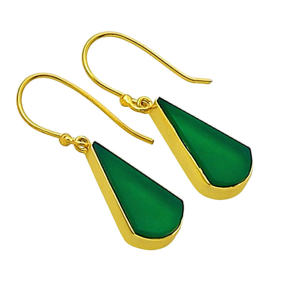 Green Onyx Earrings EM-1001 TE01073
