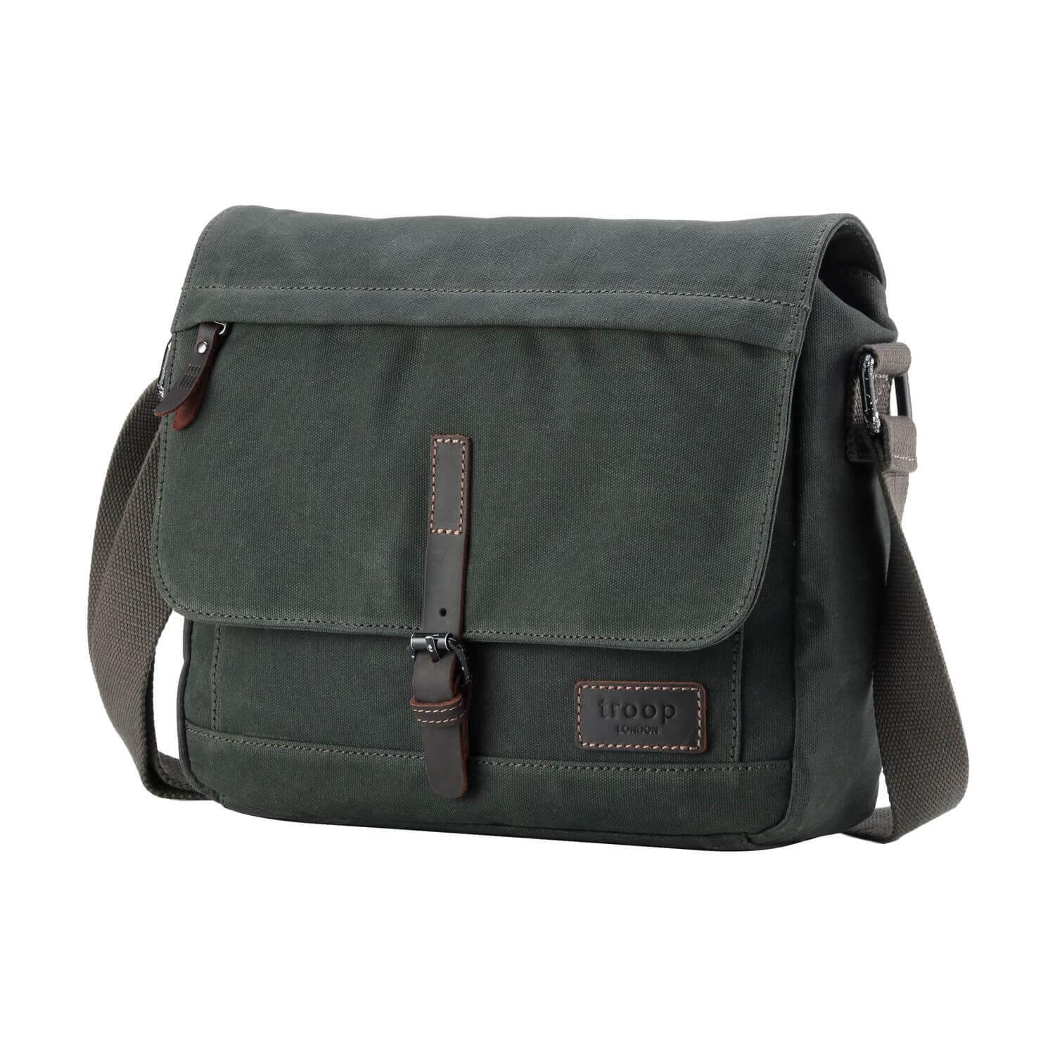 Heritage Waxed Canvas Messenger Bag | TRP0443