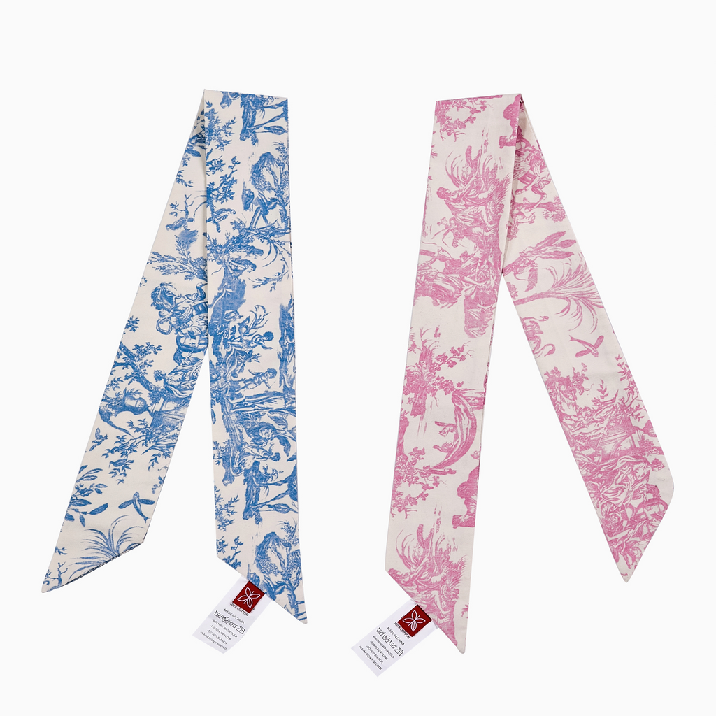 French Toile de Jouy Premium Cotton Twilly