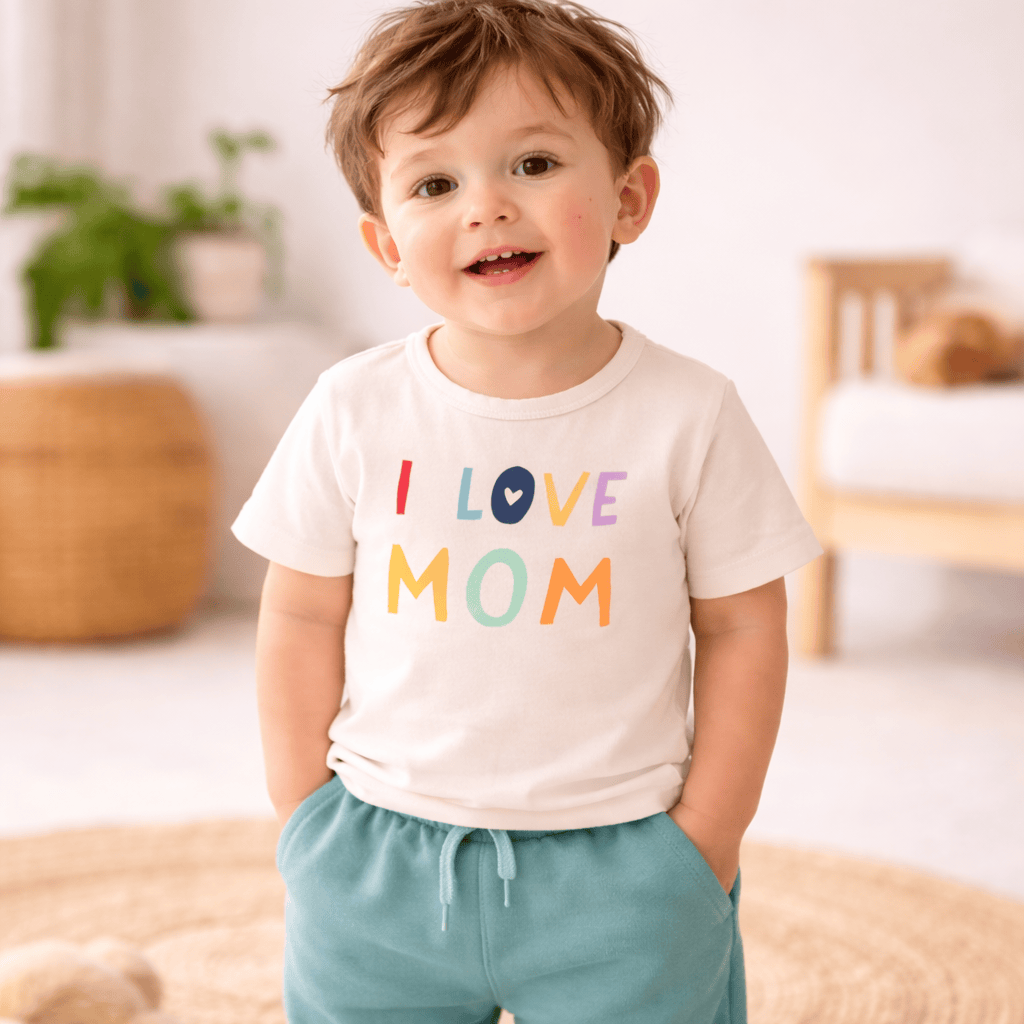 graphic tee | love mom