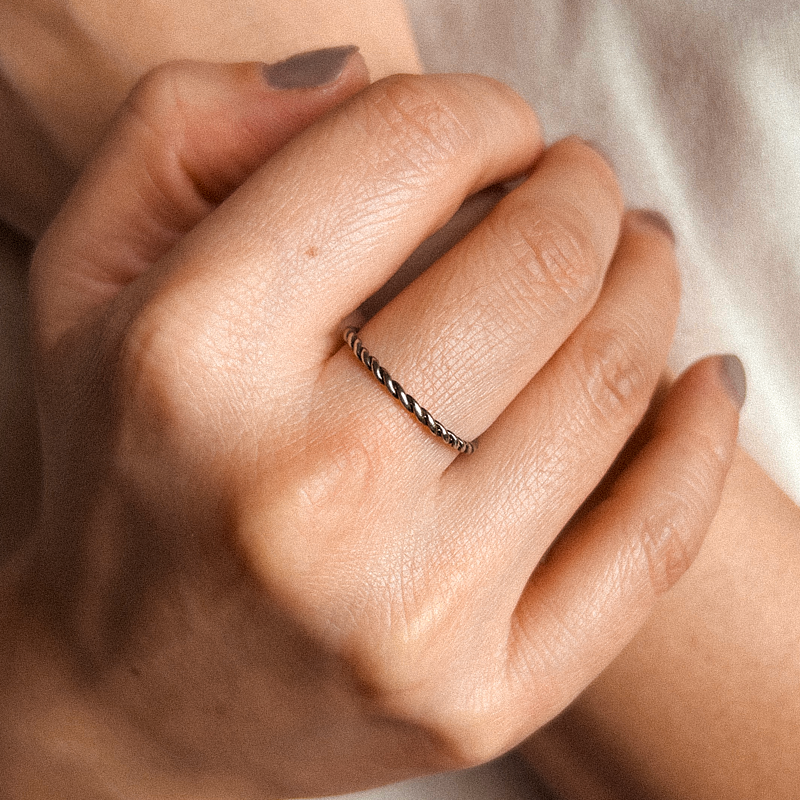 Twisted Gold Ring | Handmade Fine Jewelry