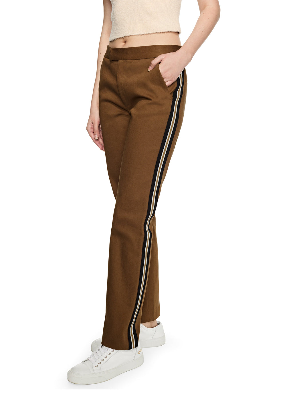 Tuxedo Pant With Side Tape Detail (Copper)