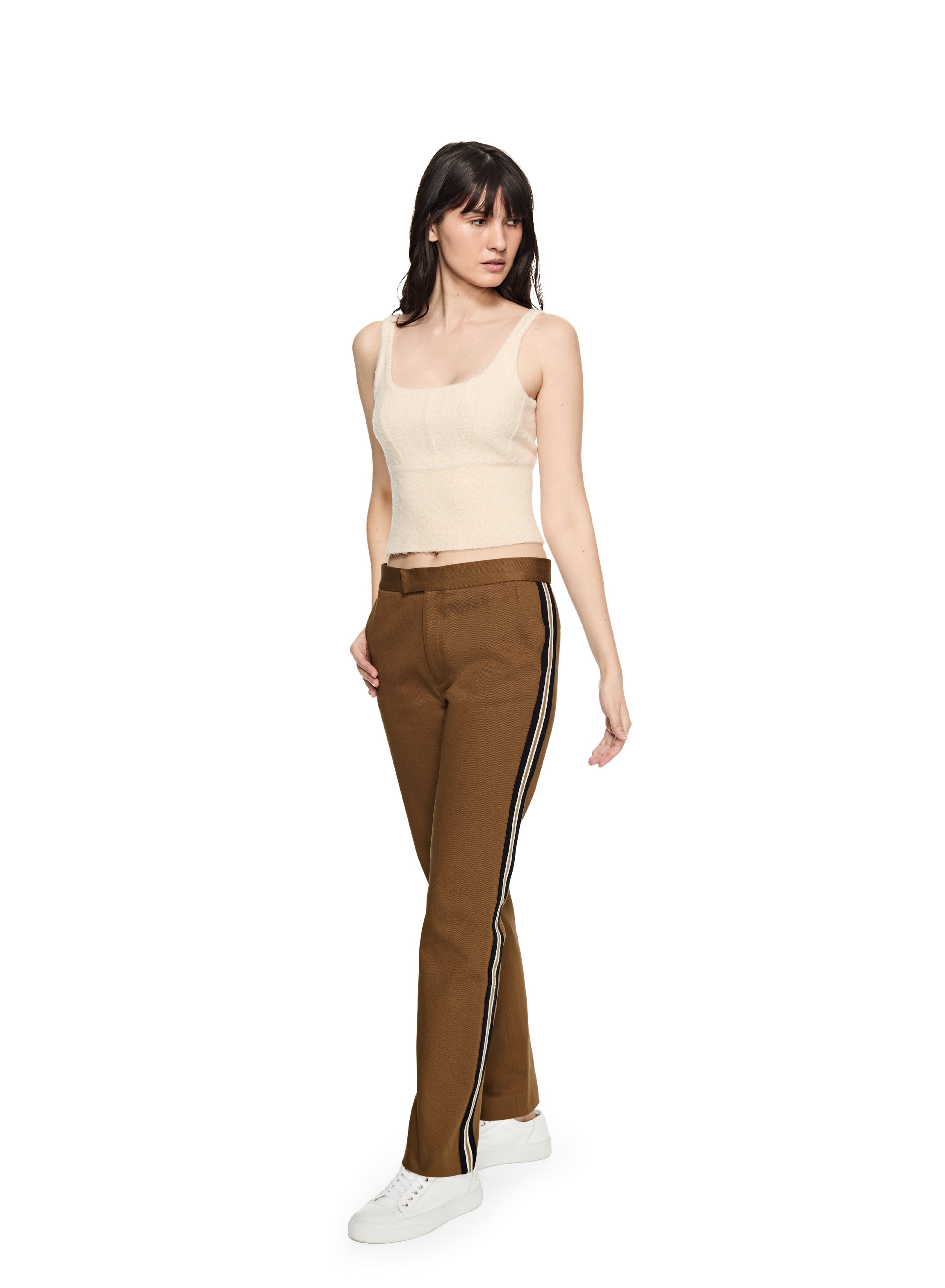 Tuxedo Pant With Side Tape Detail (Copper)