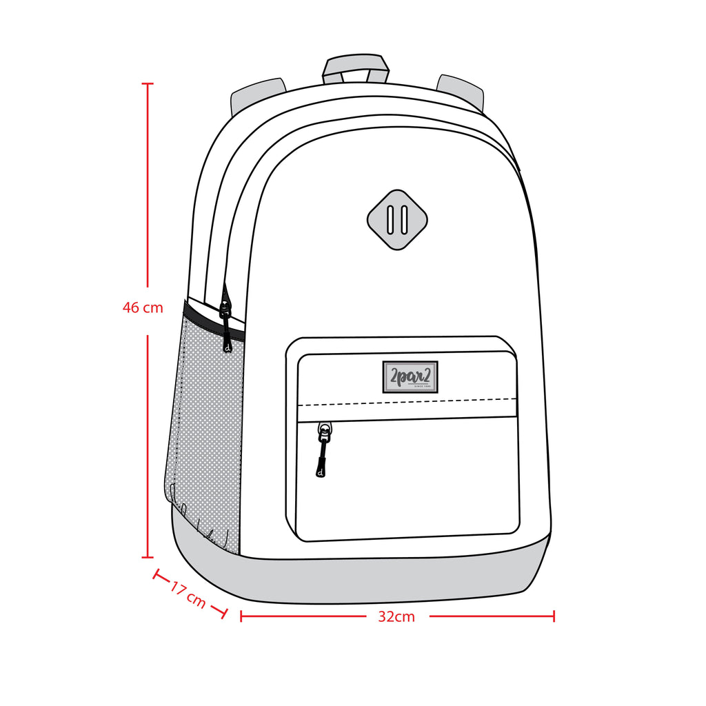 Kids Backpack Blue Leopard Print