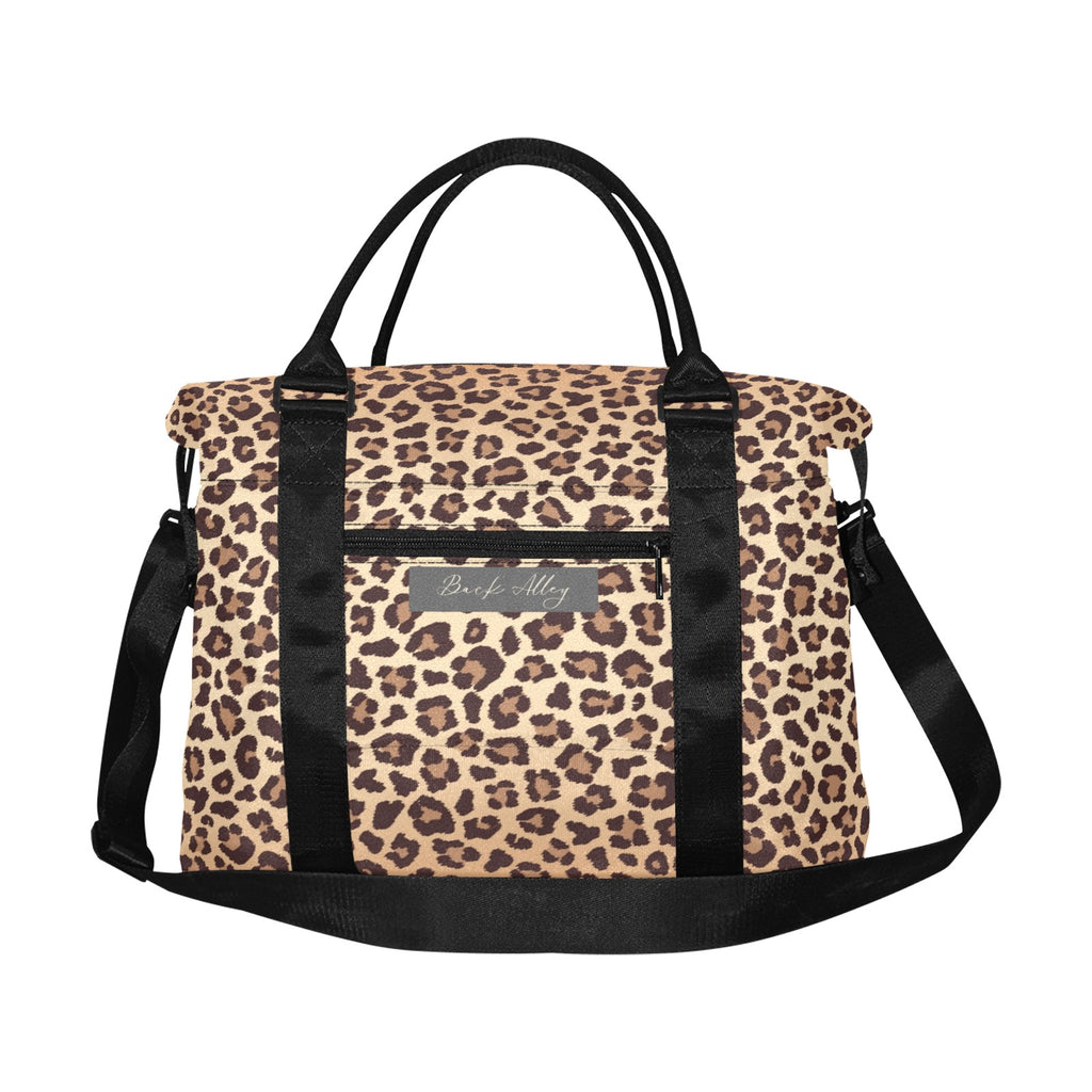 Leopard Lore - Small Travel Bag - with Trolley Sleeve - Back Alley Exclusive