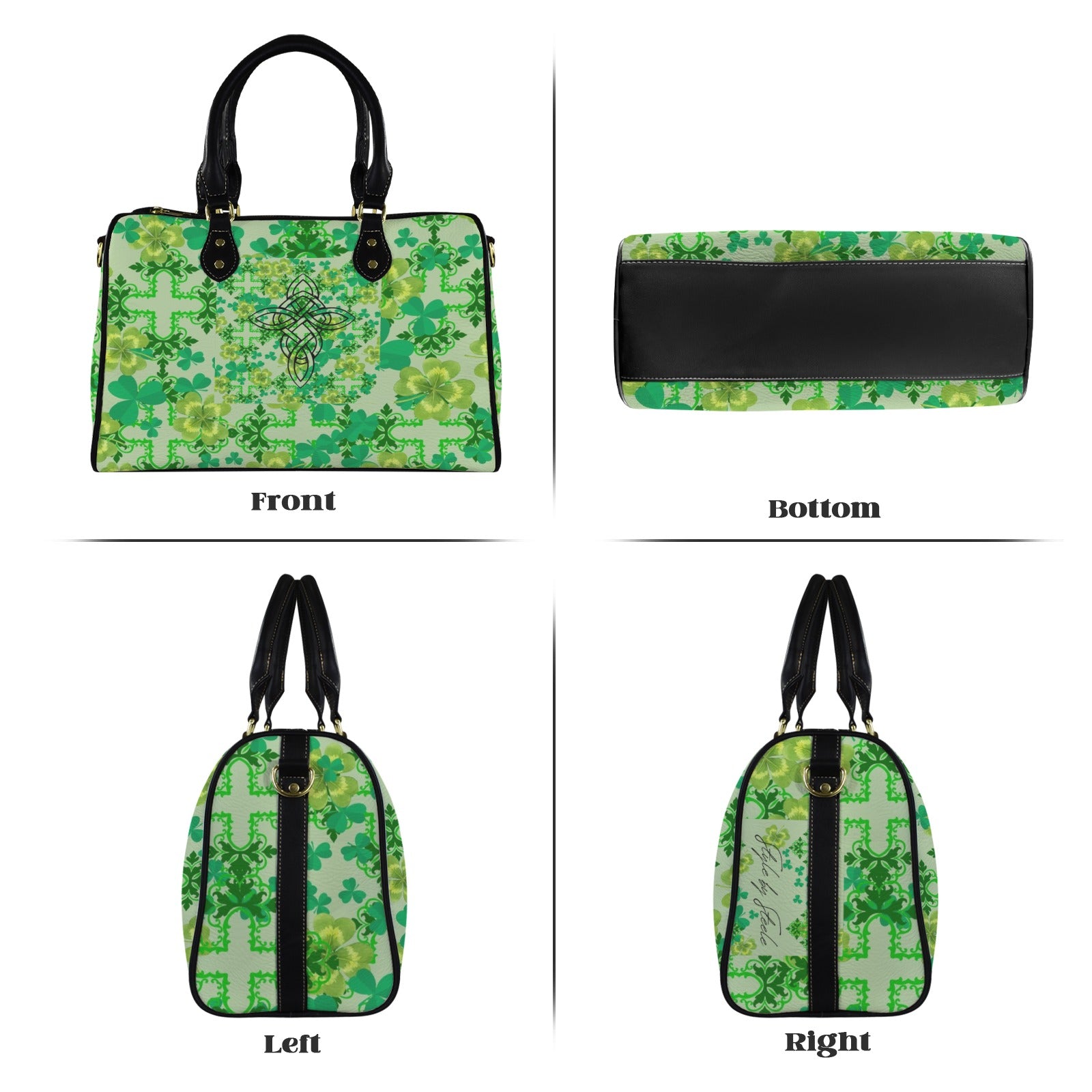 Celtic Crosses Large Carry-On Travel Bag — Back Alley Exclusive