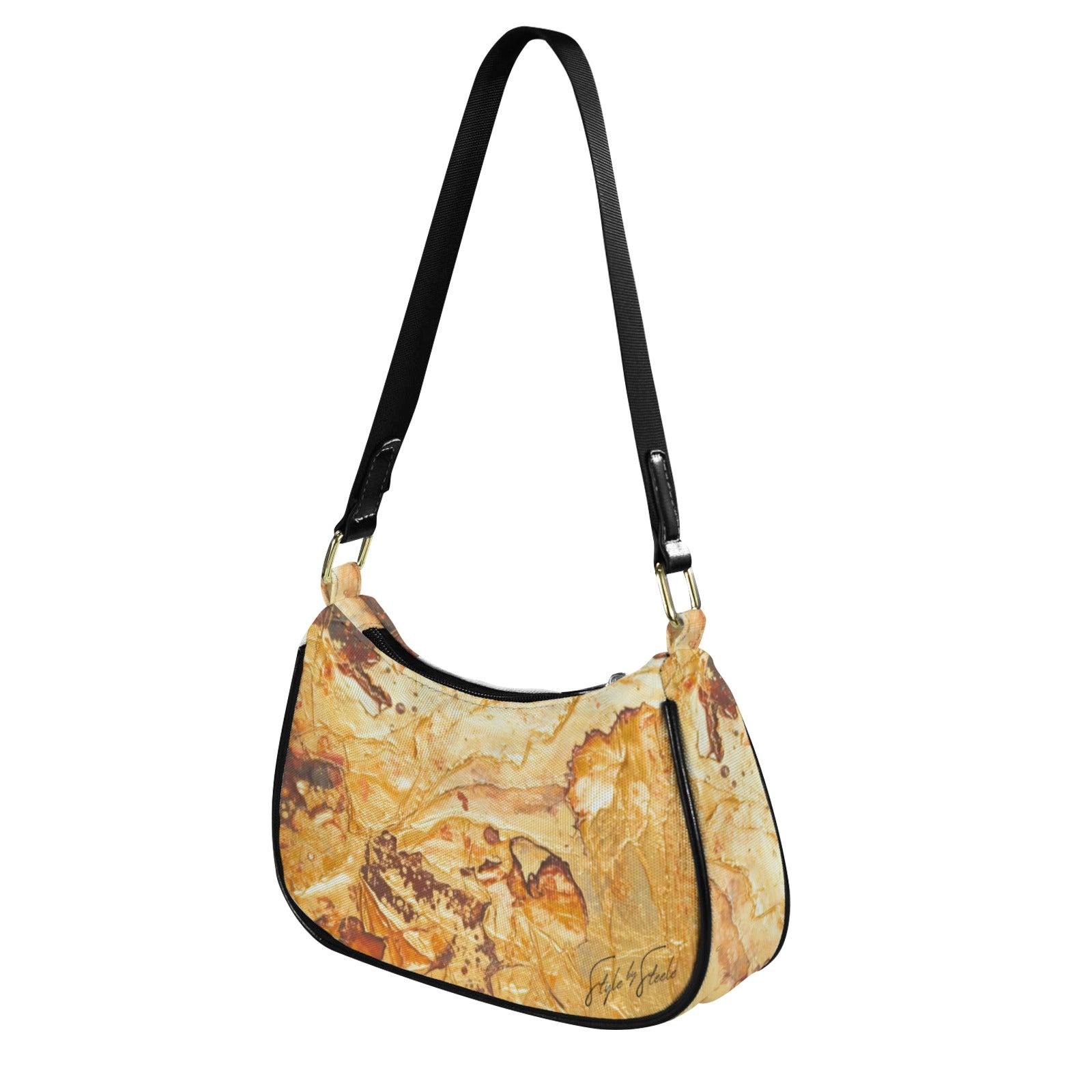 Liquid Gold Hobo Shoulder Bag — Back Alley Exclusive