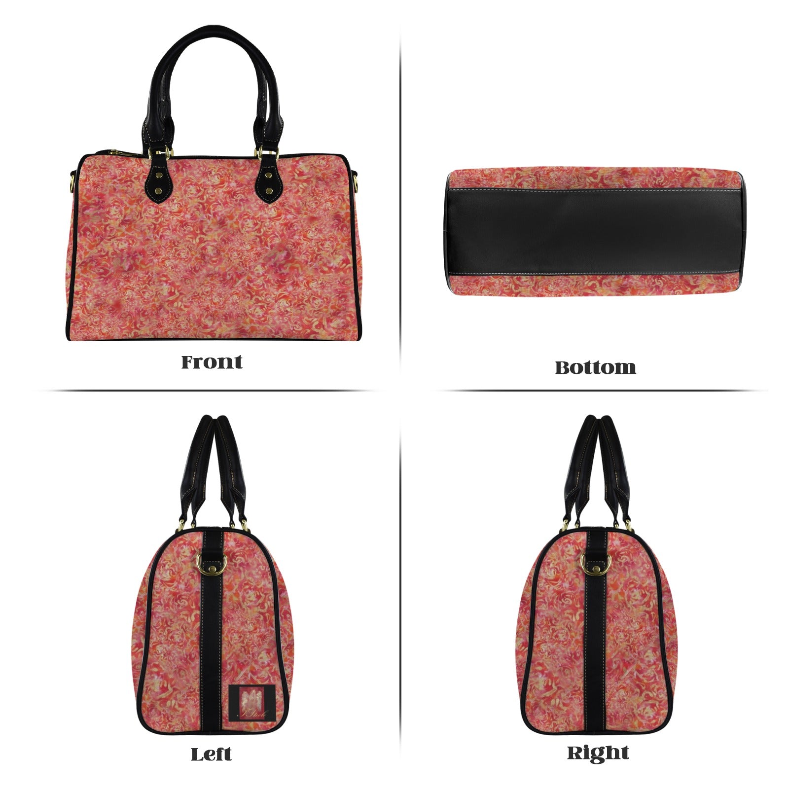 Red Roses Large Carry-All Travel Bag — Back Alley Exclusive