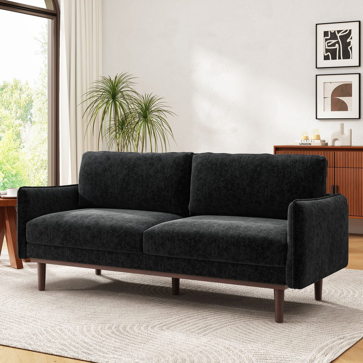 Loveseat Sofa With Spacious Seating