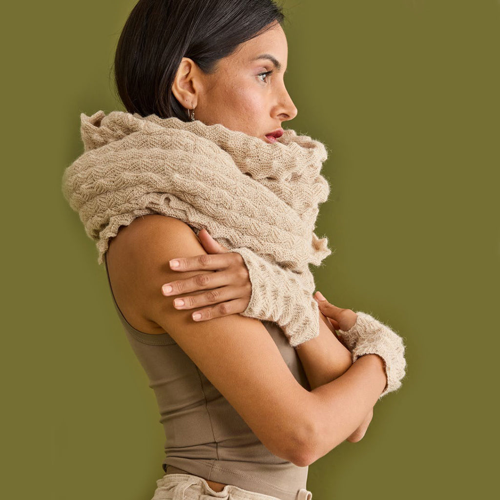 Andean Crochet Alpaca Gloves