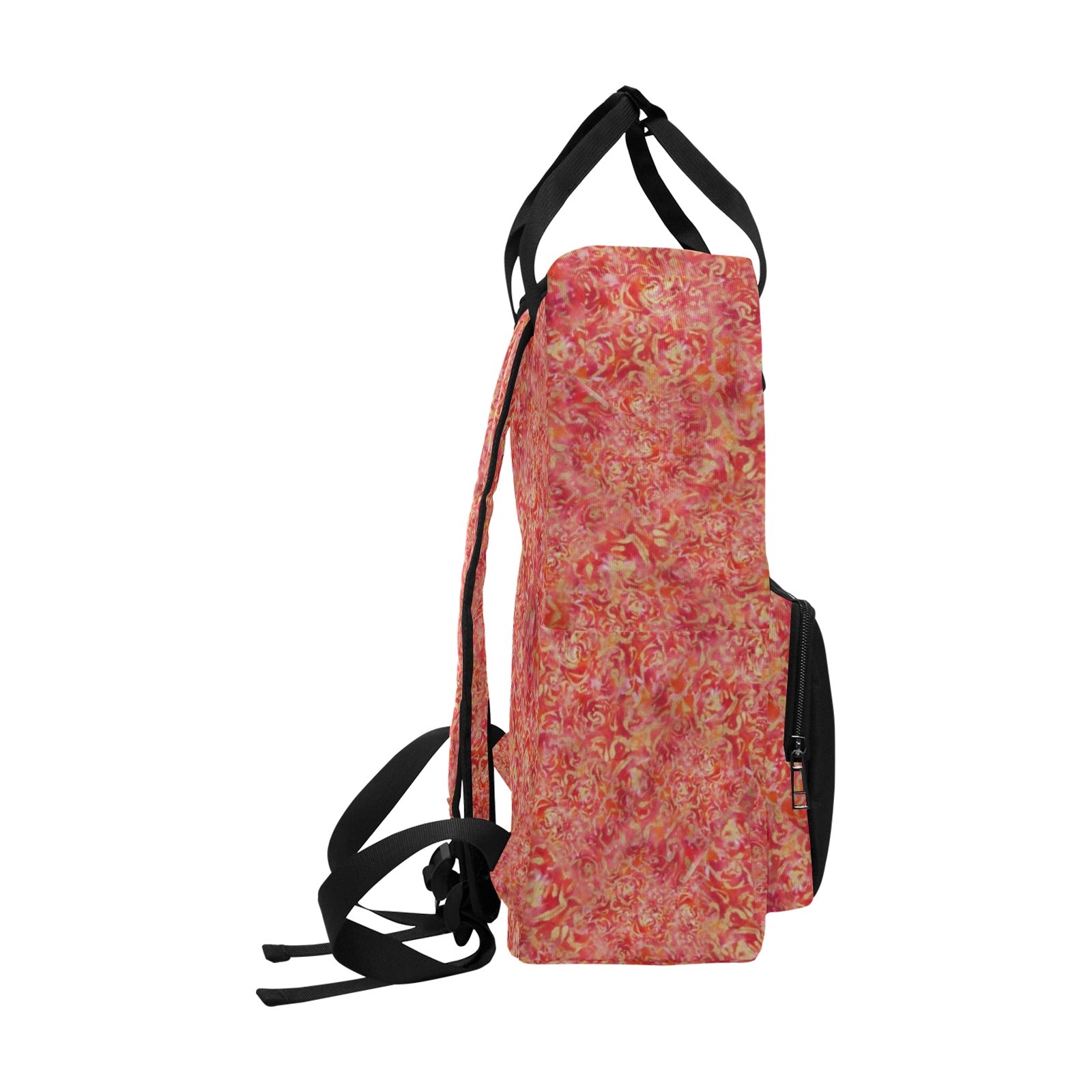 Red Roses Twin Handle Backpack — Back Alley Exclusive