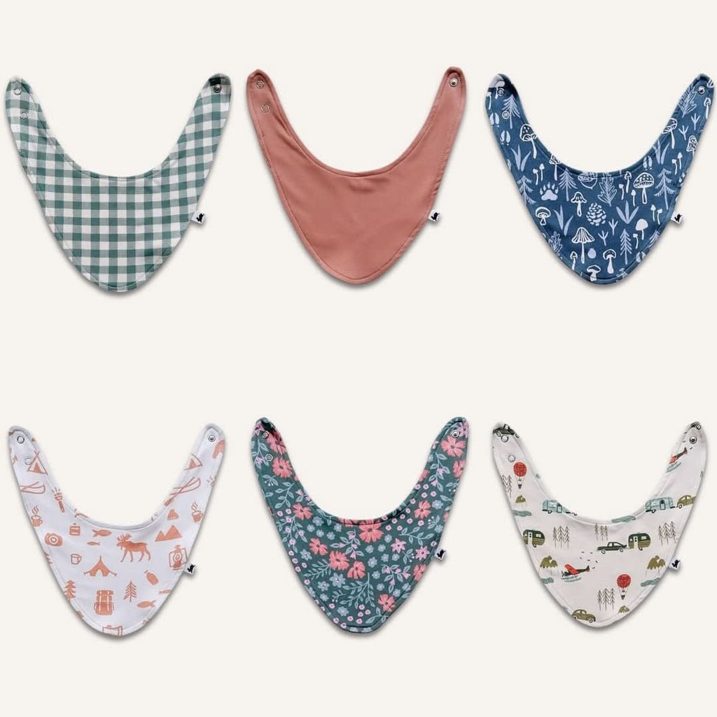 Bamboo Baby Bib | Rainbow Stripe