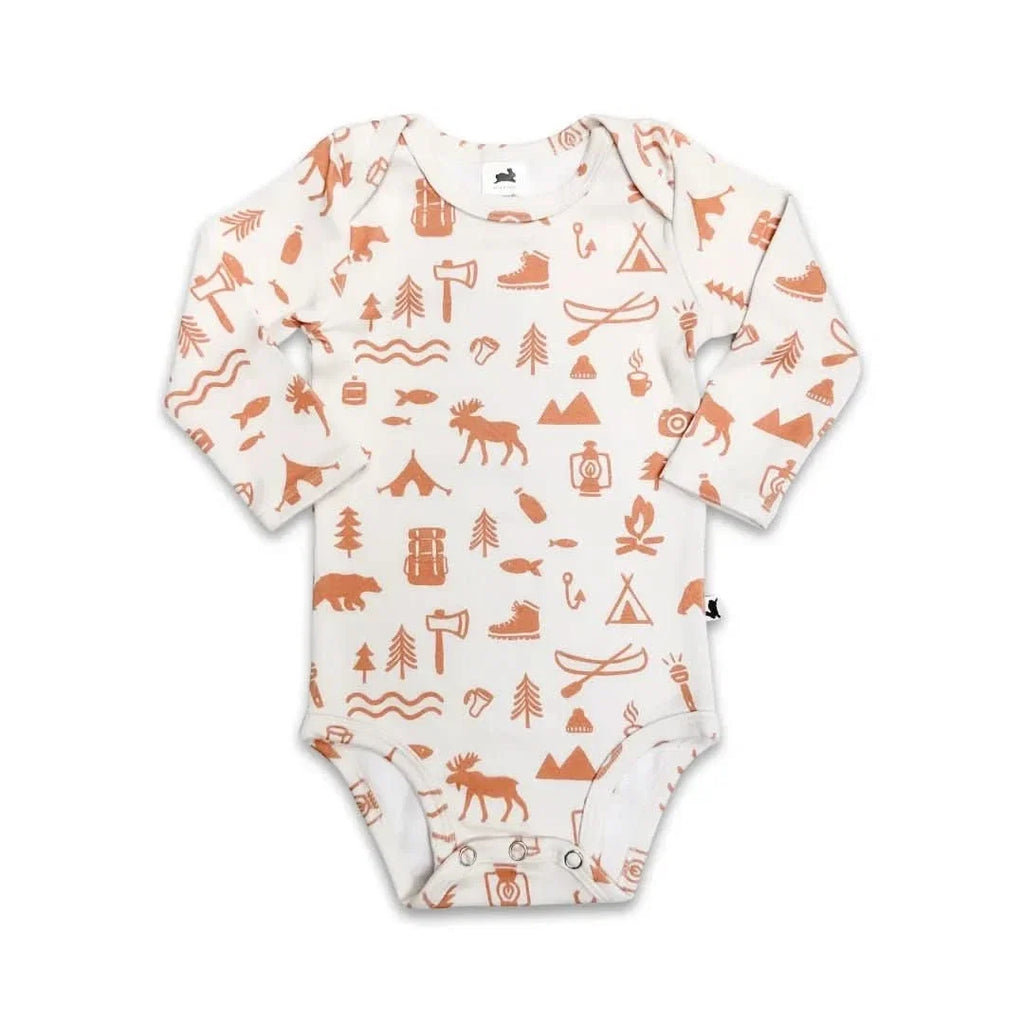 Baby Long-Sleeve Bamboo Bodysuit | Adventure