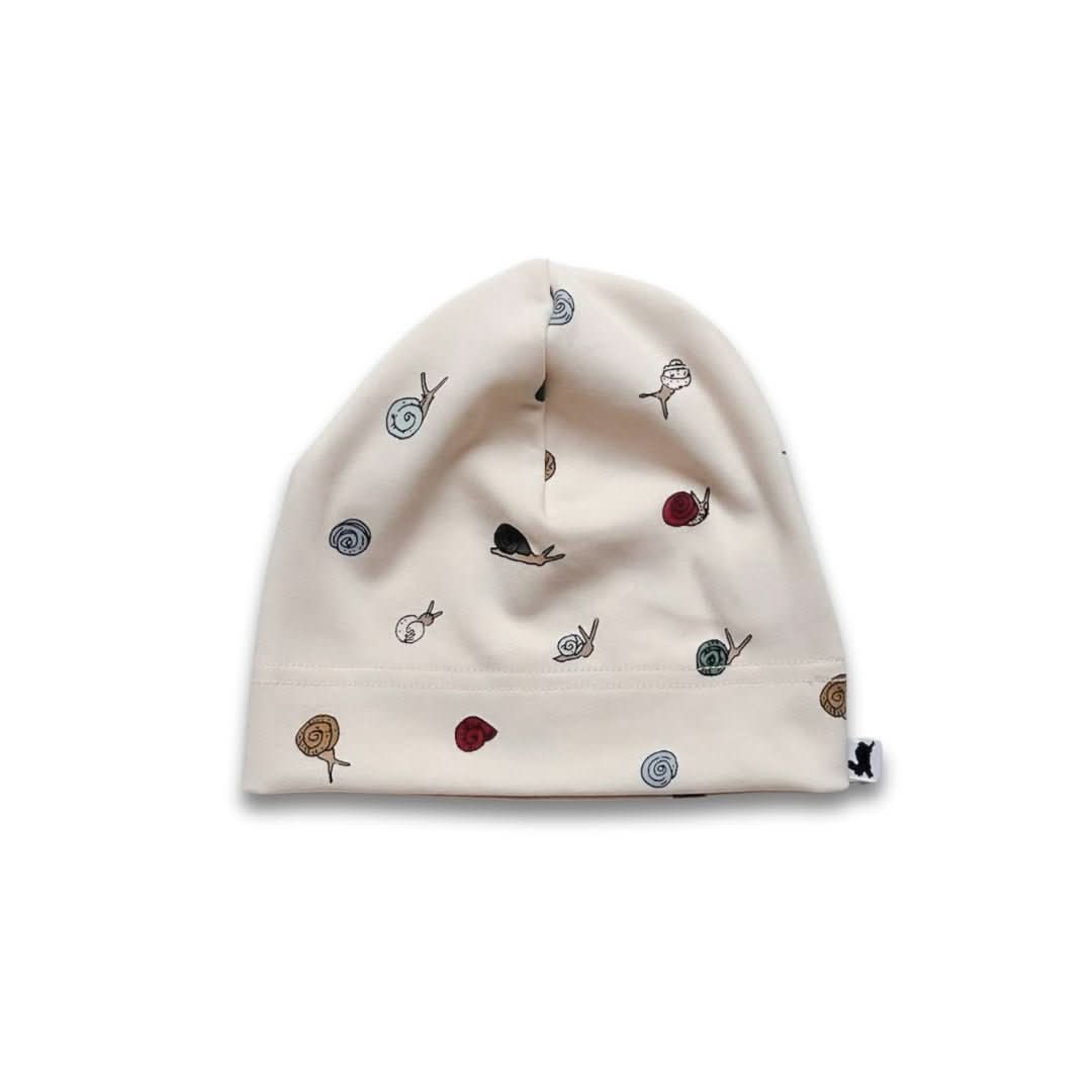 Baby/Kids' Bamboo Beanie | Ditsy Snails
