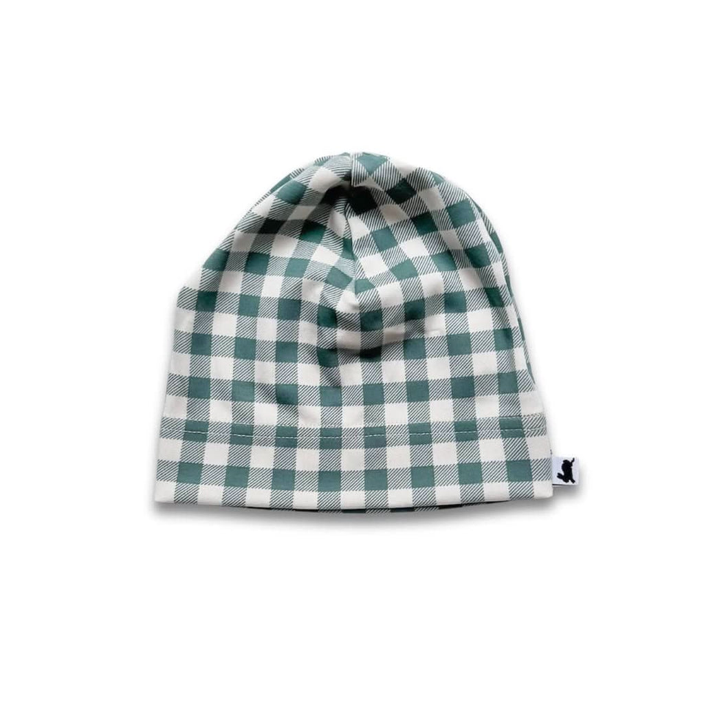 Baby/Kids' Bamboo Beanie | Eucalyptus Gingham