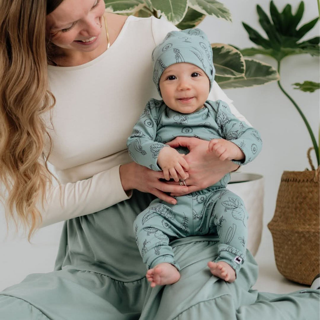 Baby/Kids' Bamboo Beanie | Rainbow Stripe