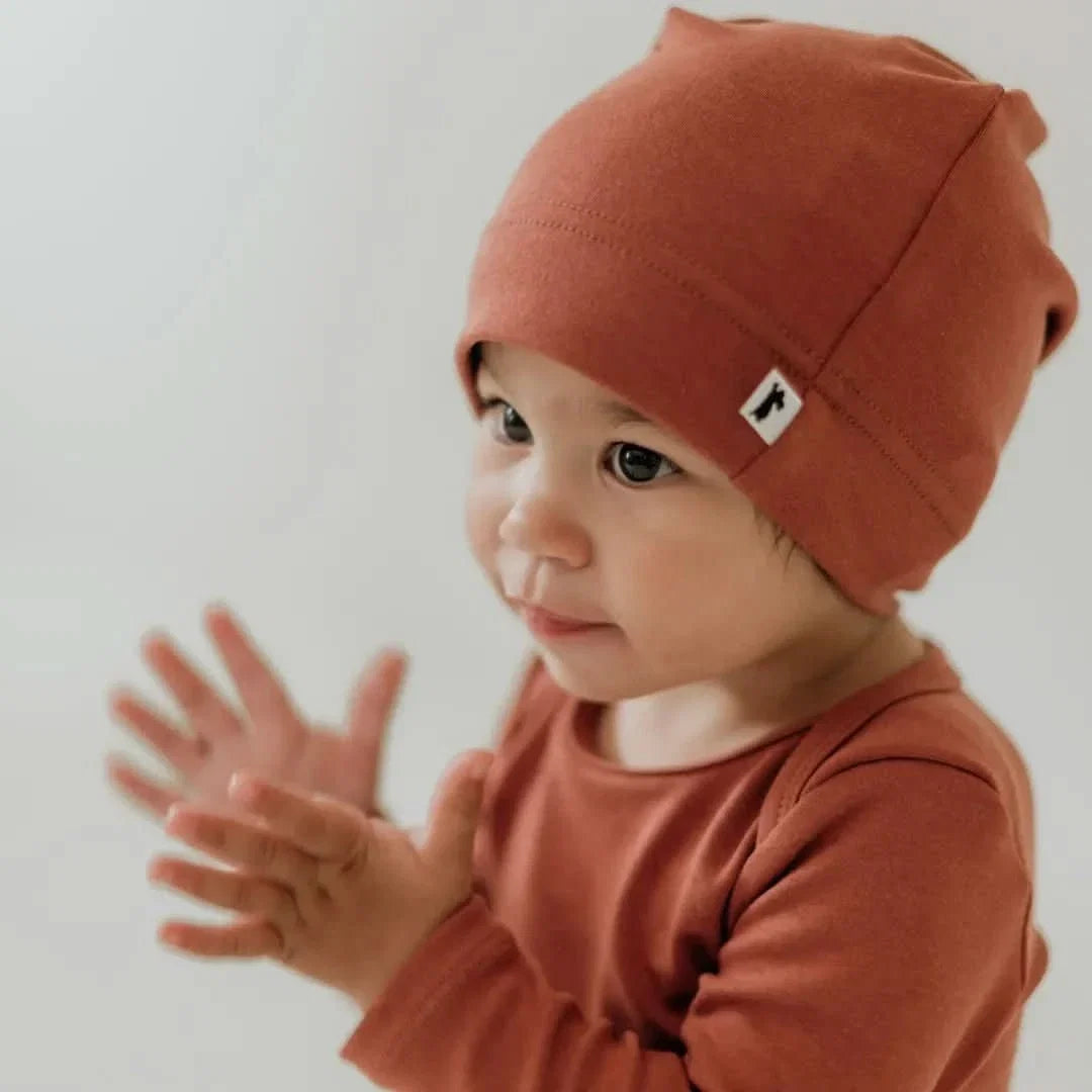 Baby/Kids' Bamboo Beanie | Burnt Brick
