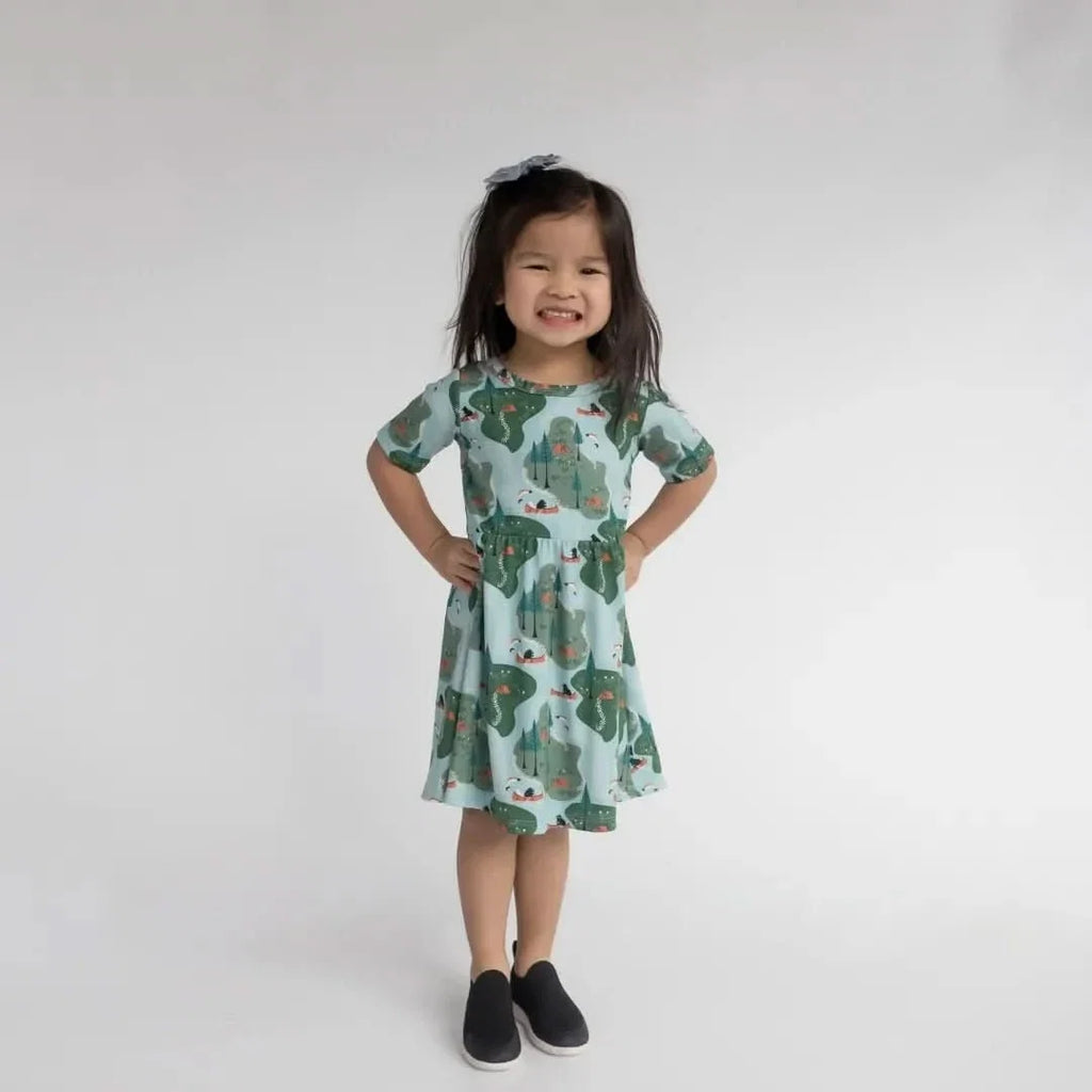 Baby/Kids' Bamboo Daphne Dress | Camping