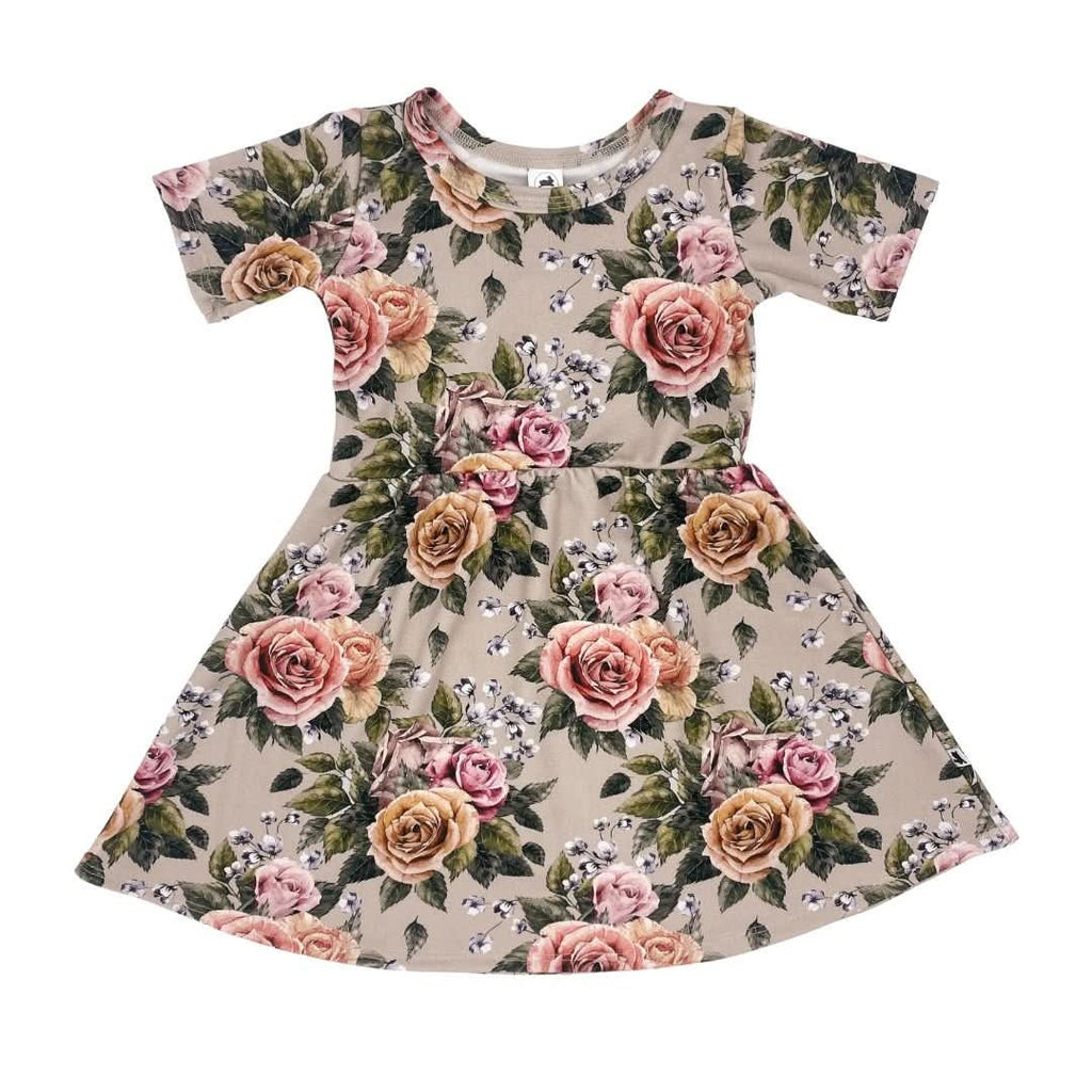 Baby Bamboo Daphne Dress | Antique Floral