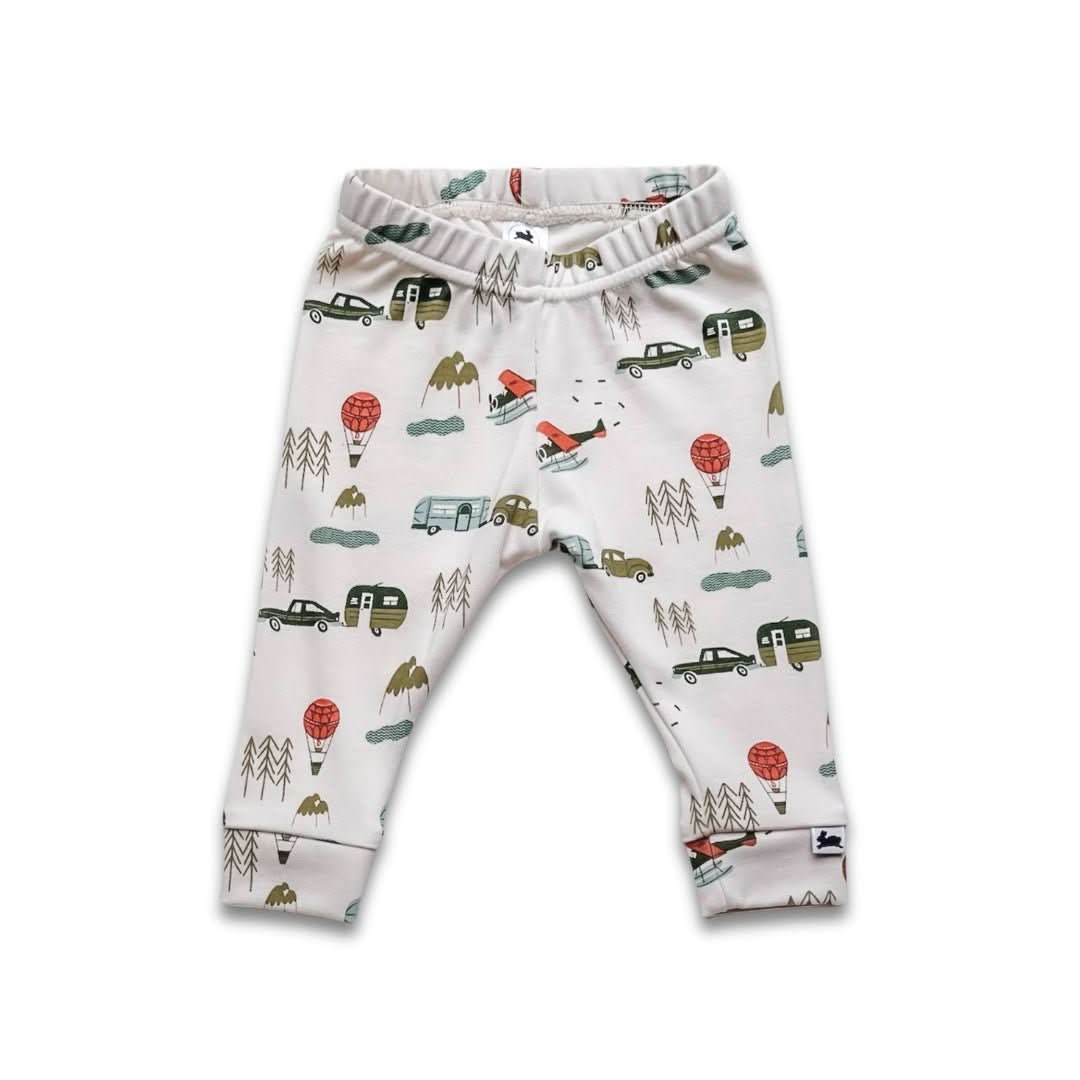 Baby Bamboo Leggings | Eucalyptus Gingham
