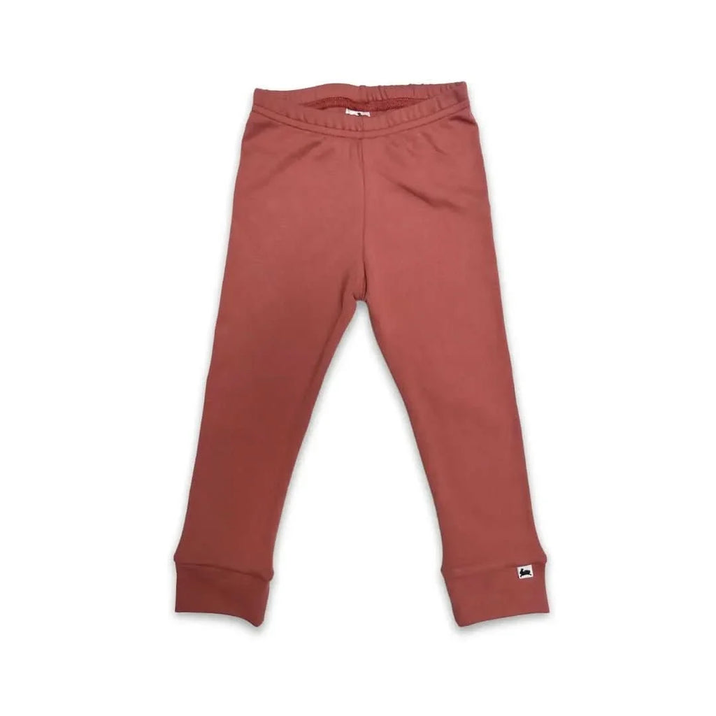 Baby Bamboo Leggings | Burnt Brick
