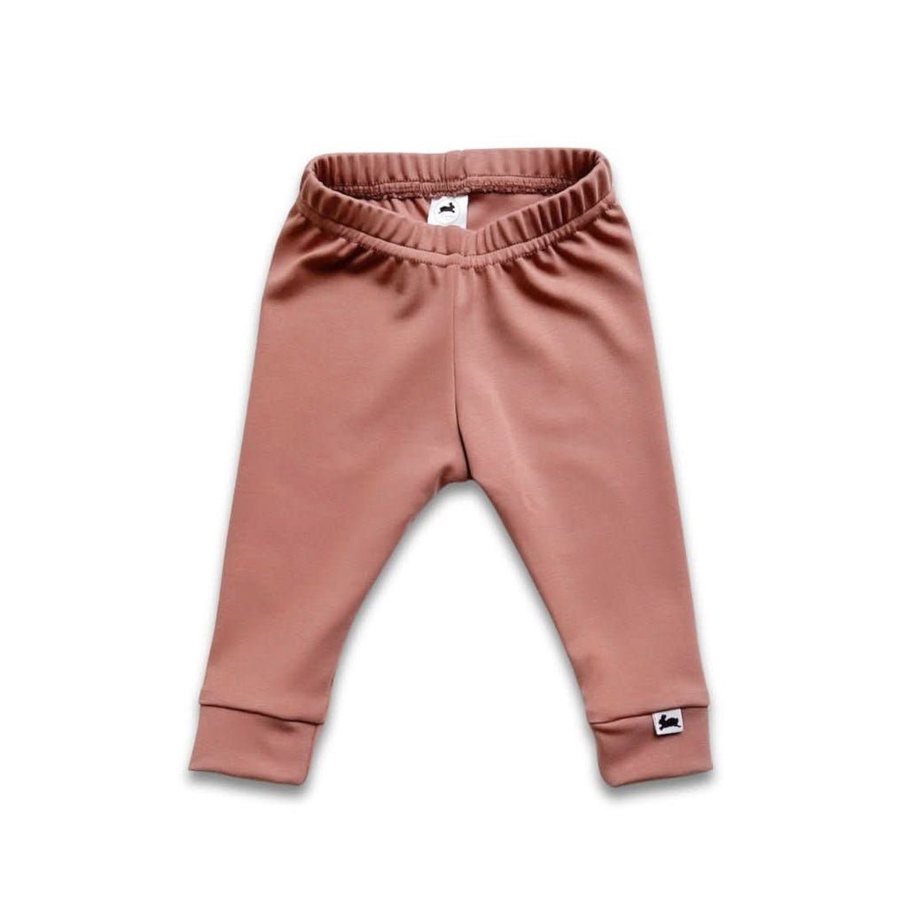 Baby Bamboo Leggings | Terracotta