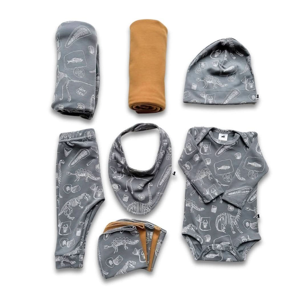 Bamboo Baby Capsule Gift Box | Fossil & Umber