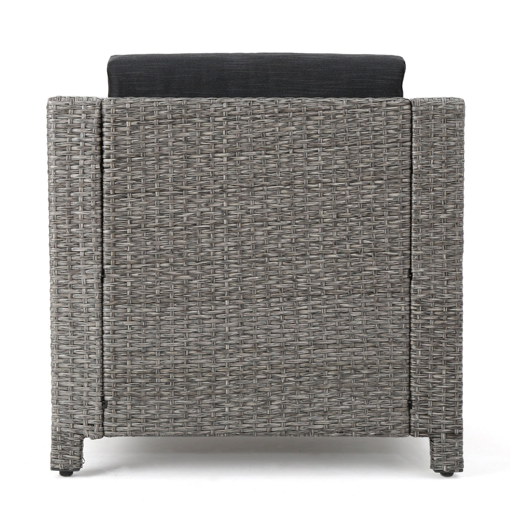 Puerta 4-Piece Outdoor Furniture Set with Water-Resistant Cushions - Rattan