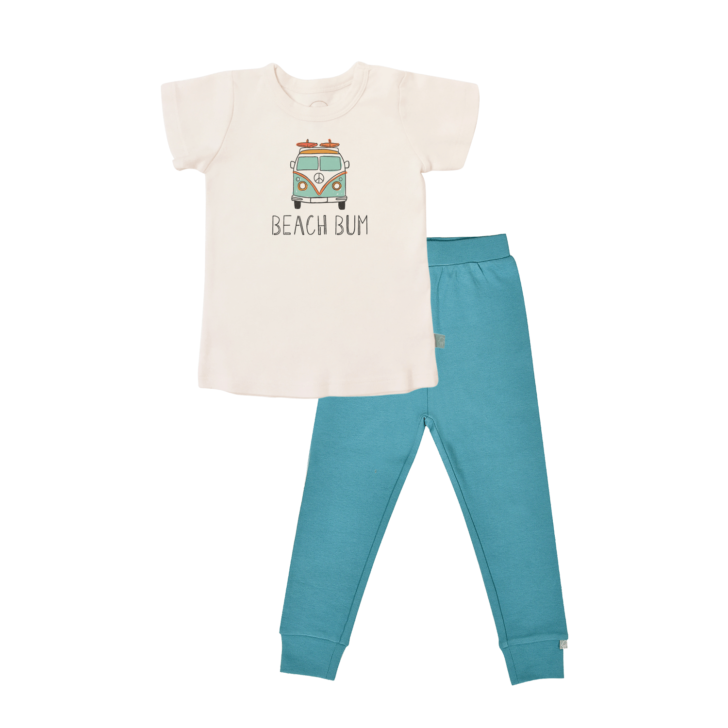 short sleeve pajama set | beach bum