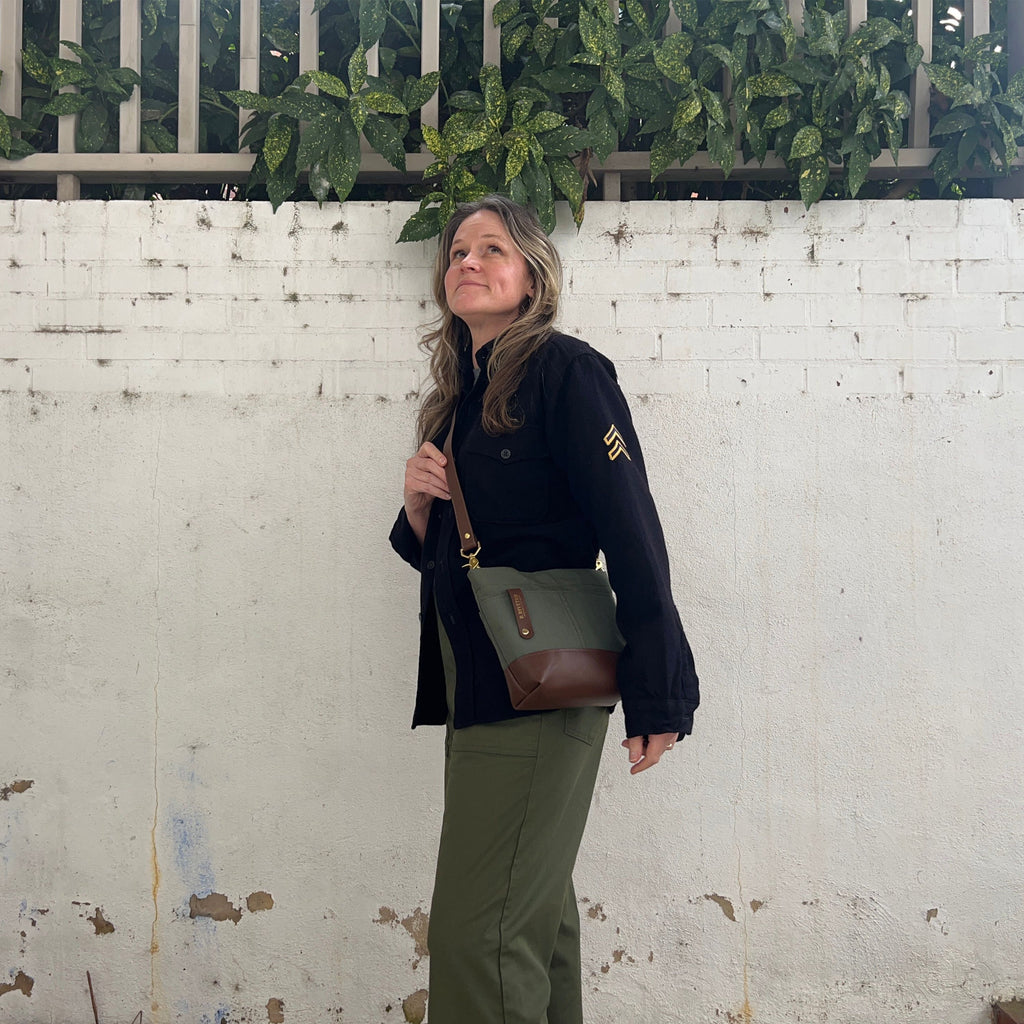 Betsy | Fatigue Flight Suit + Brown