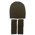 Army Green Essential Knit Alpaca Gloves