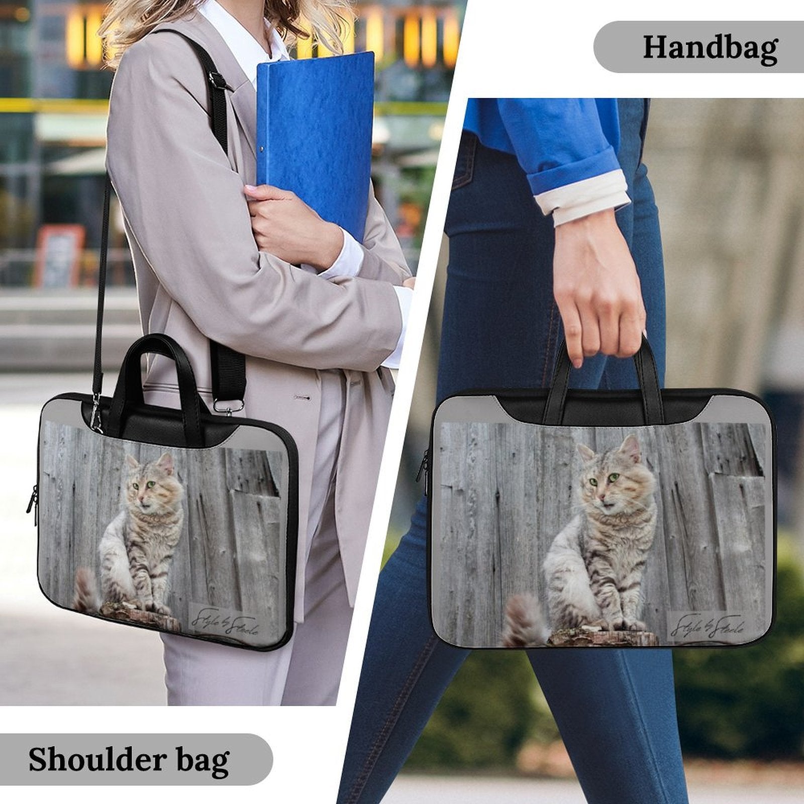 Back Alley Exclusive Signature Print Laptop Bag