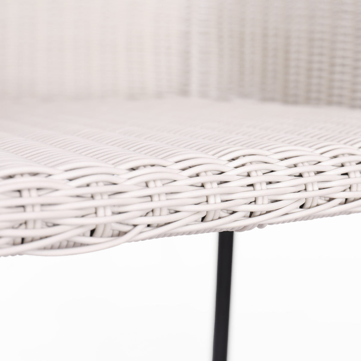 Ladd Outdoor Metal Wicker Barstool Set of 2