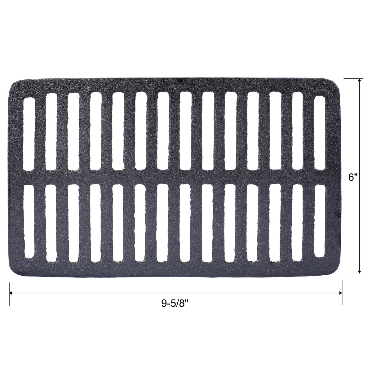 Oval Cast Iron Grill with Enamel Coating - Charcoal Tabletop Skillet