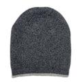 Charcoal + Ash Reversible Cashmere Beanie