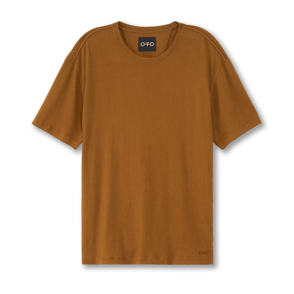 Crewneck Knit Tee (Copper)