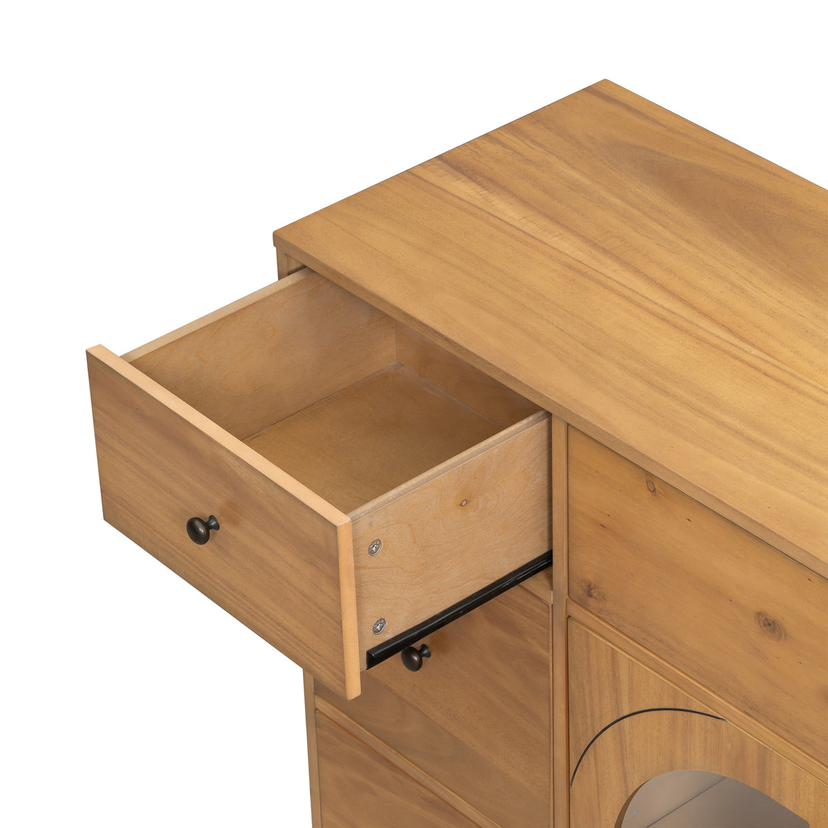 Cabinet with Storage for Living and Dining Room Entrance