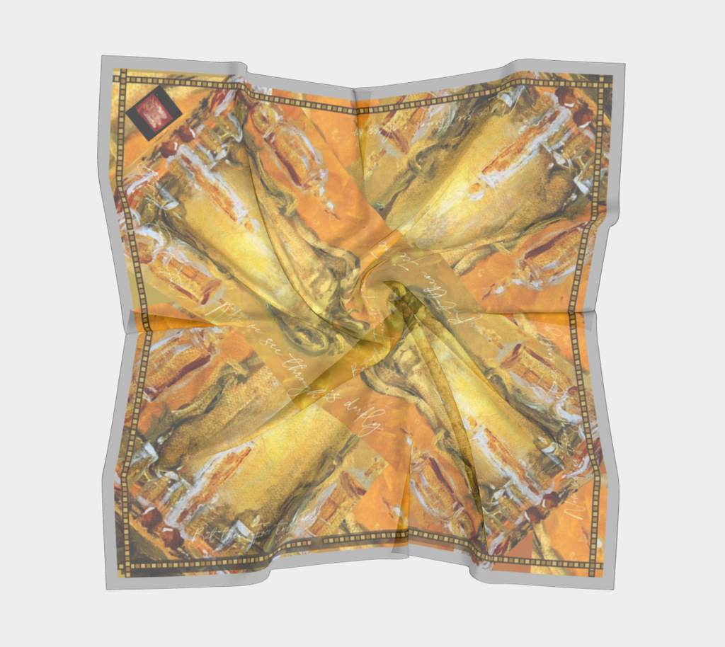 Through a Glass Darkly Square Scarf