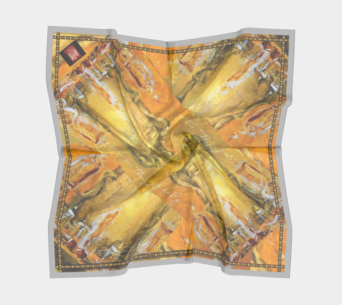 Through a Glass Darkly Square Scarf