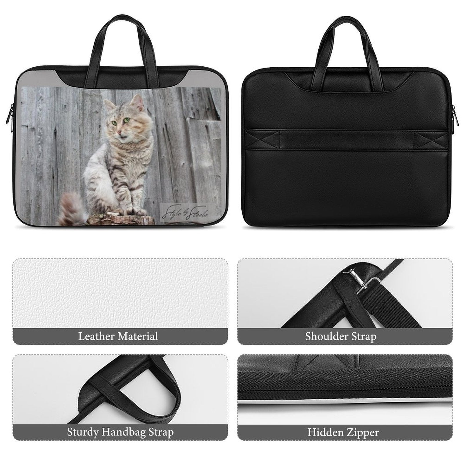 Back Alley Exclusive Signature Print Laptop Bag