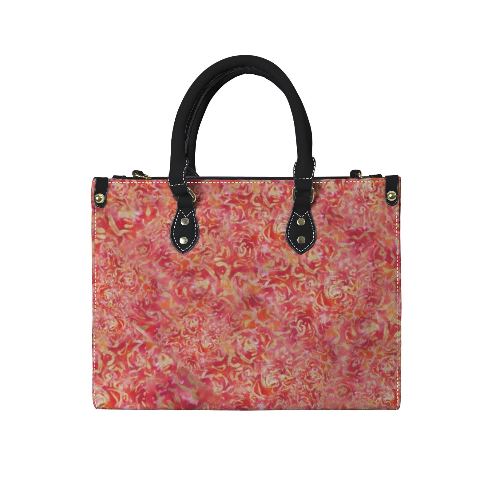 Red Roses Large Handbag Tote — Back Alley Exclusive