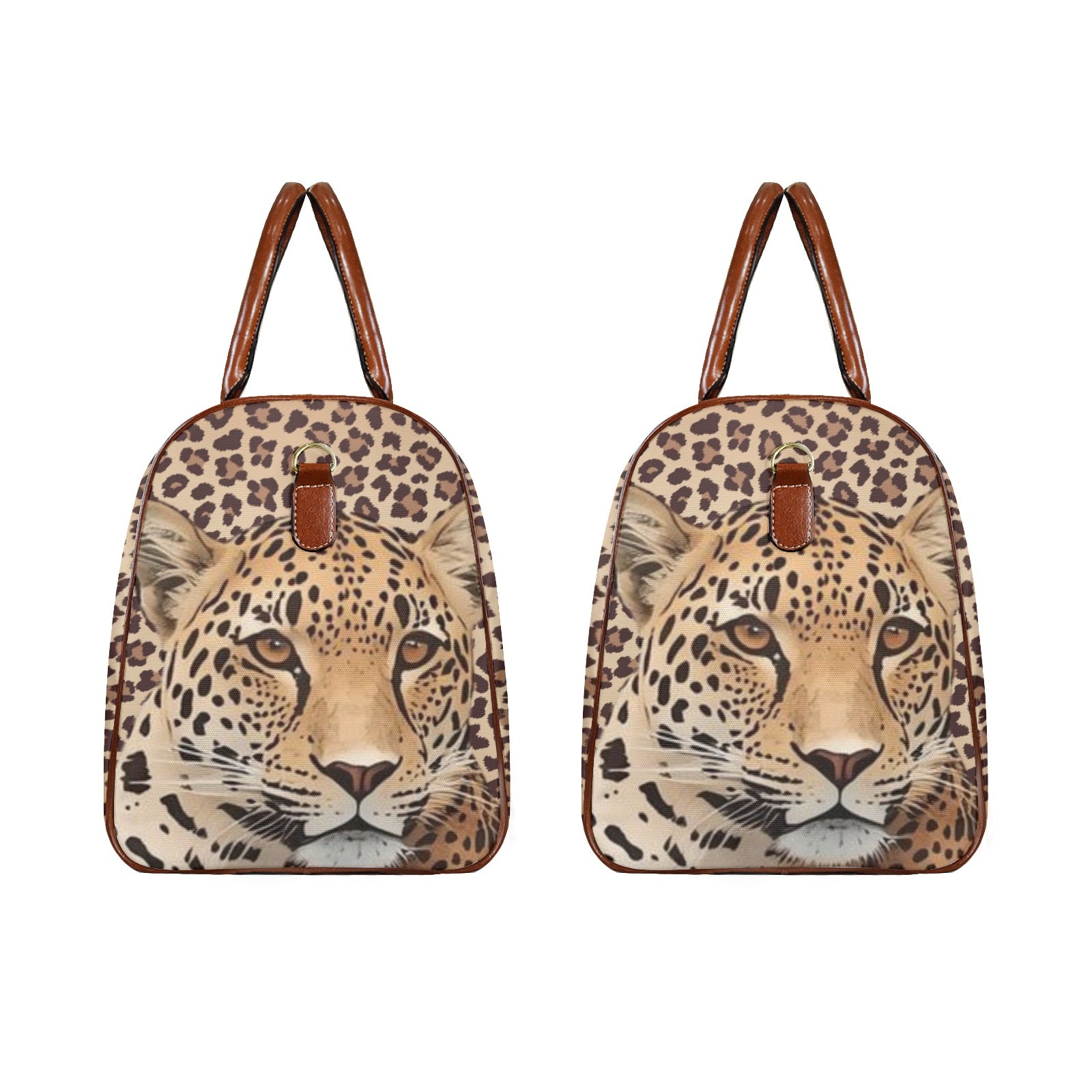 Leopard Lore Large Travel Bag - Hidden Portrait - Back Alley Exclusive