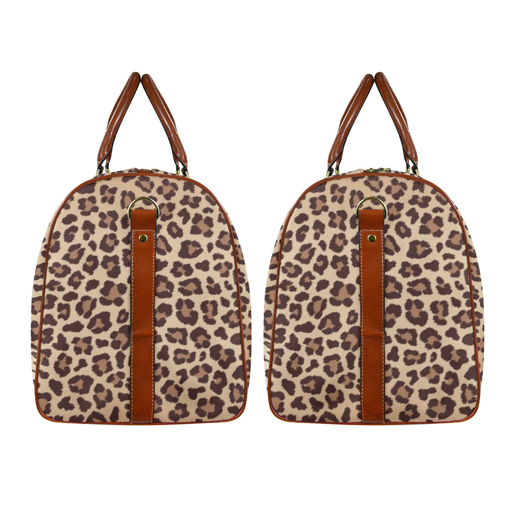Leopard Lore -Upclose - Large Travel Bag - Exclusive Design