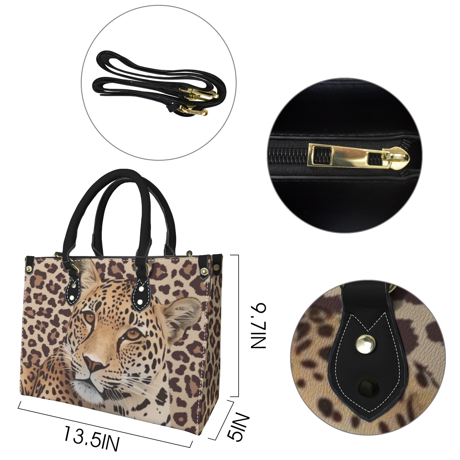 Leopard Lore - Leopard Portrait -Tote Bag  - Exclusive to Back Alley