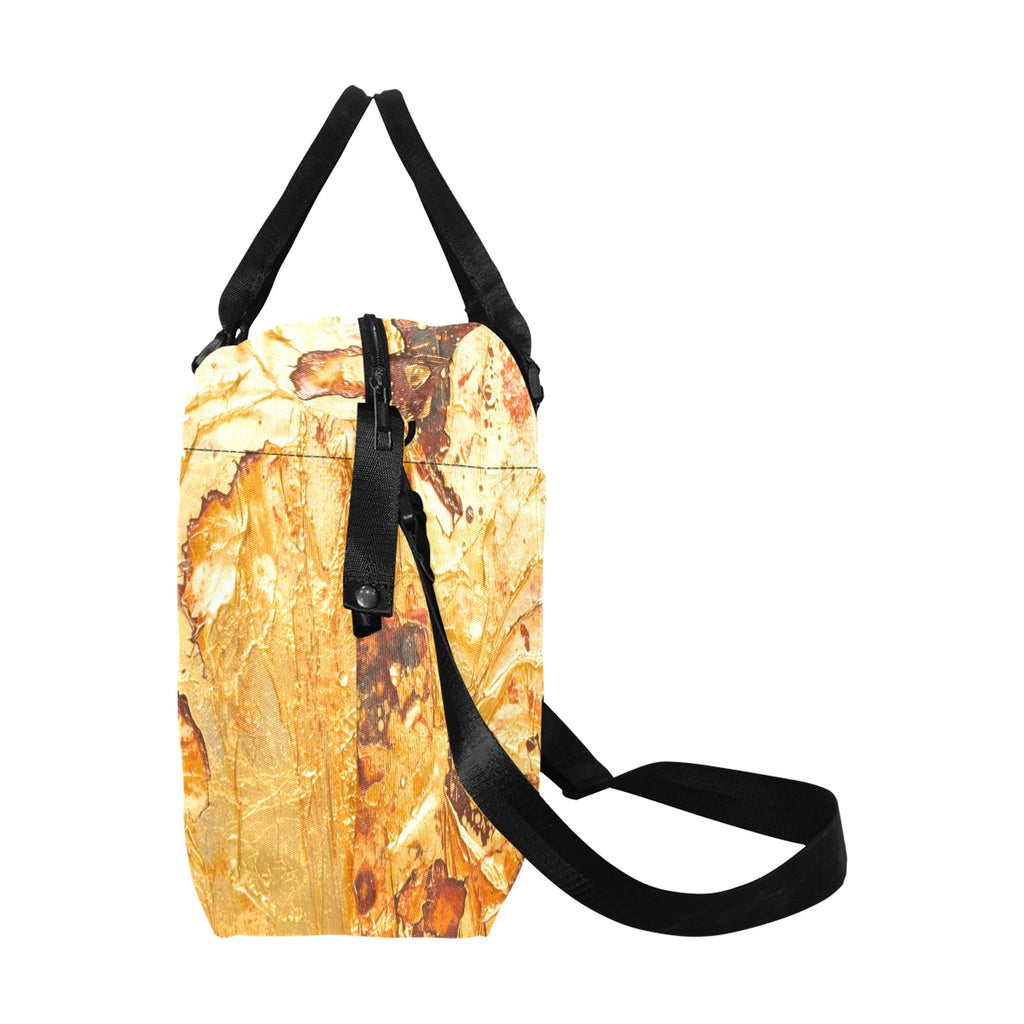 Liquid Gold Smaller Duffle Travel Bag — Back Alley Exclusive