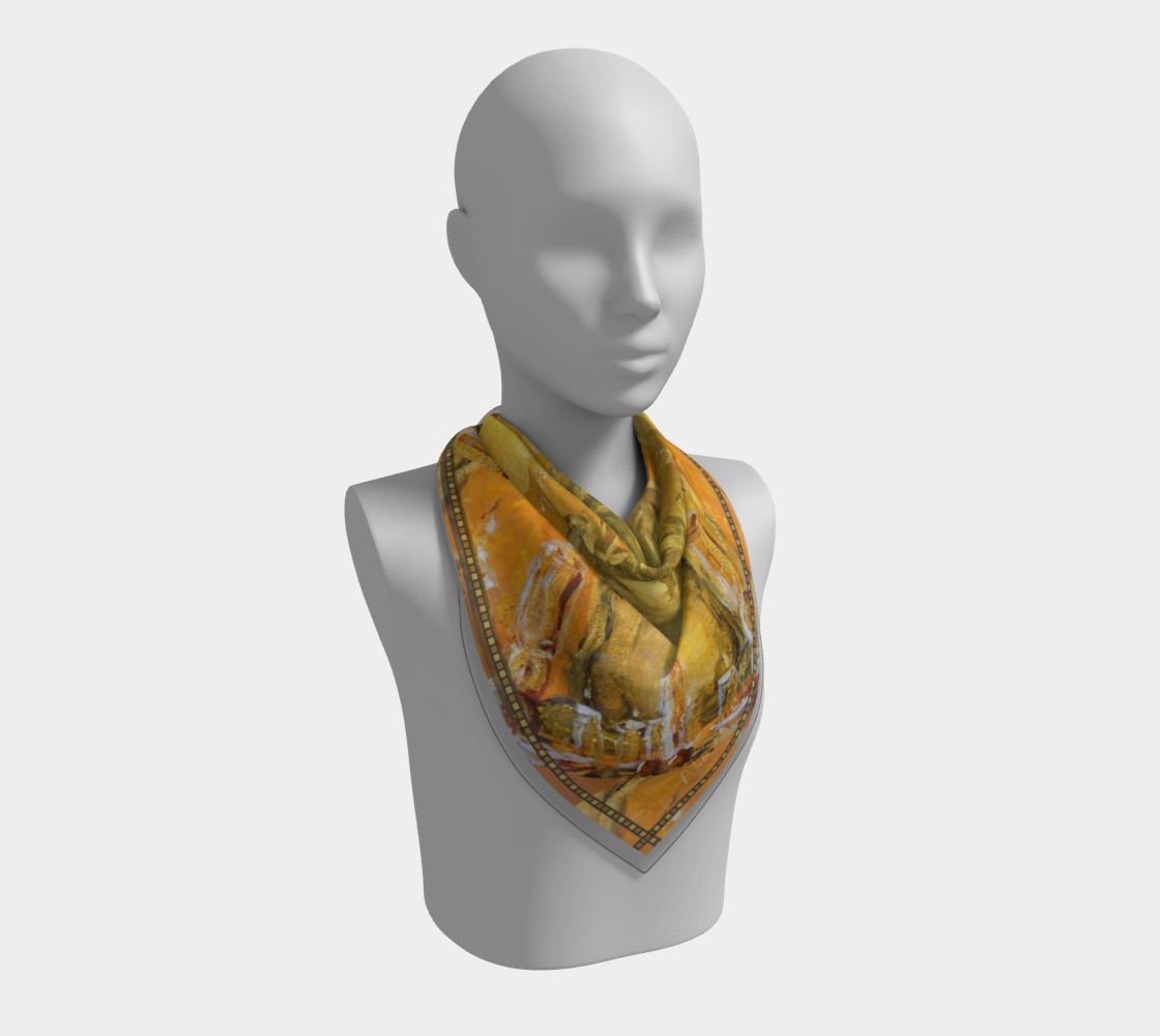 Through a Glass Darkly Square Scarf