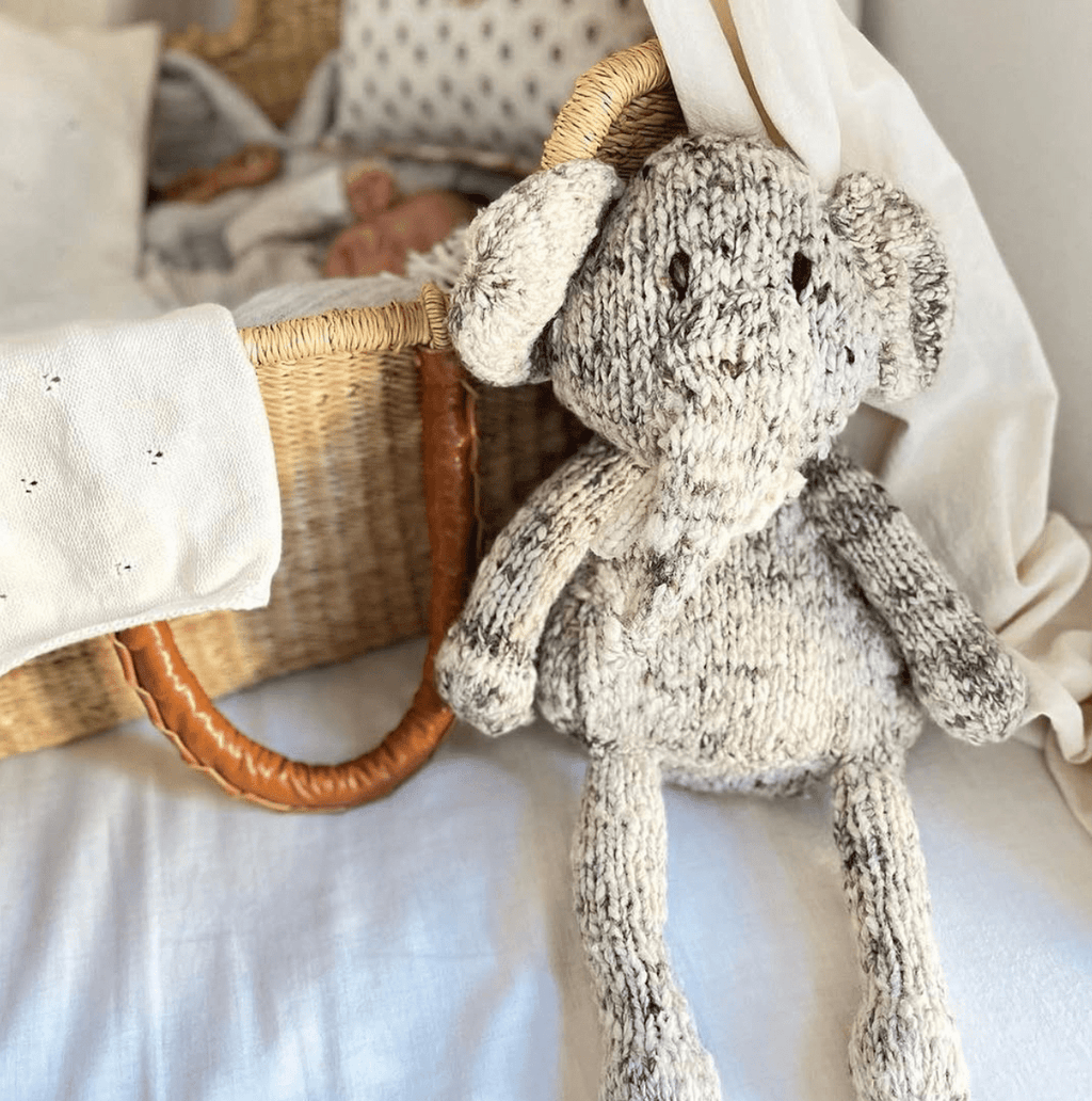 Wool Knit Buddy  | Elliott the Elephant