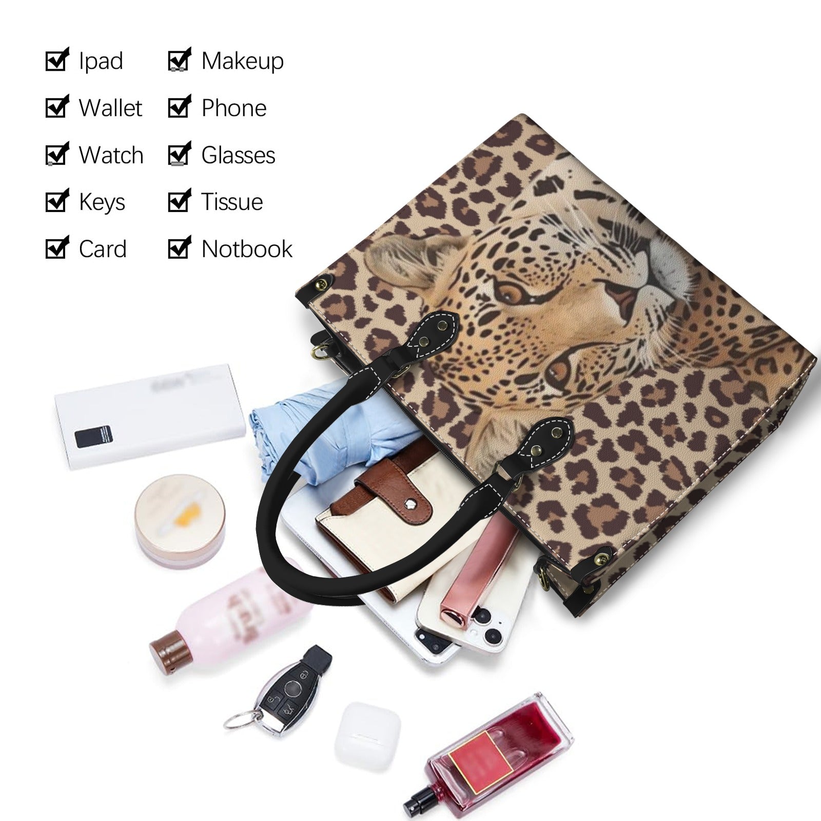 Leopard Lore - Leopard Portrait -Tote Bag  - Exclusive to Back Alley